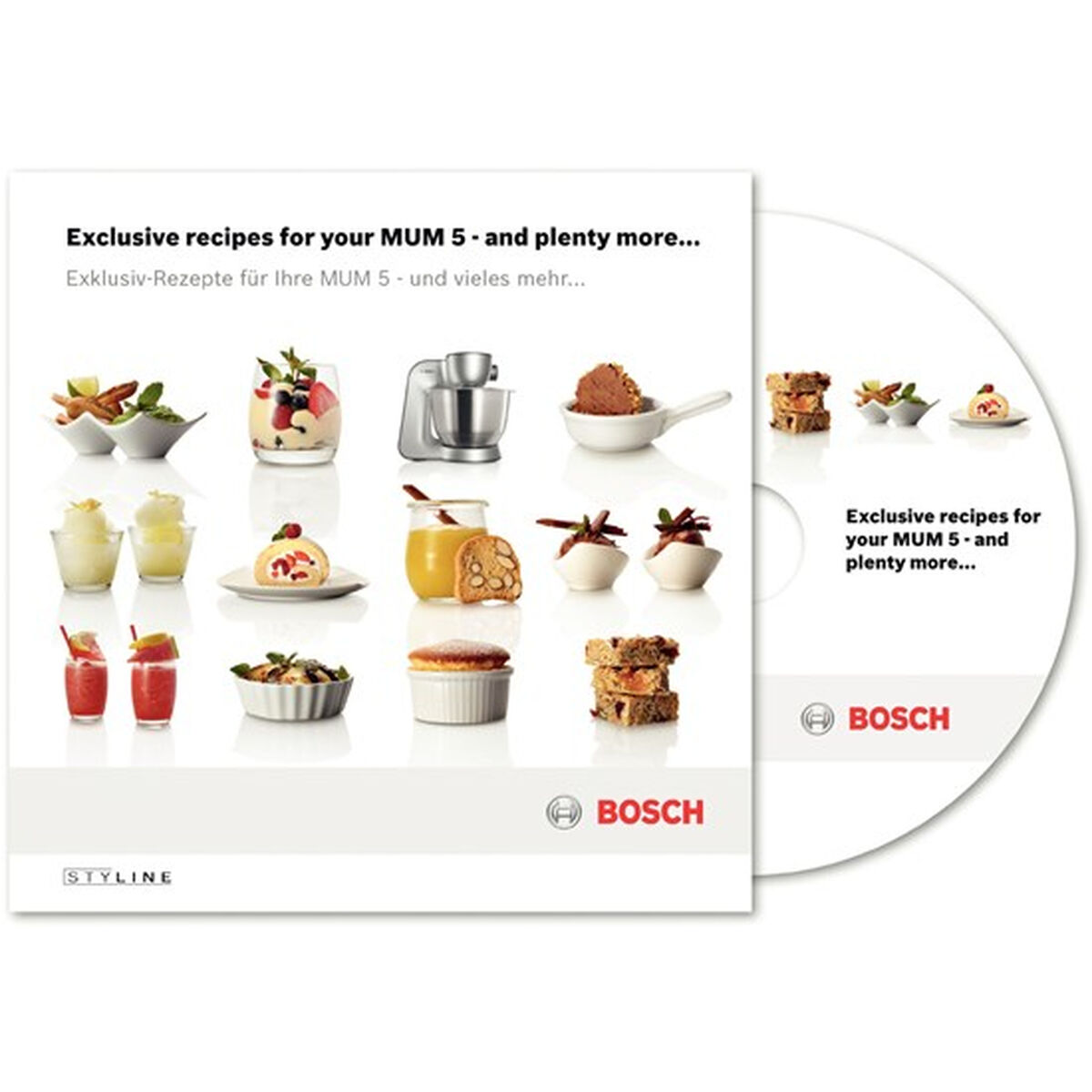 Robot culinaire BOSCH Styline Acier 900 W 3,9 L
